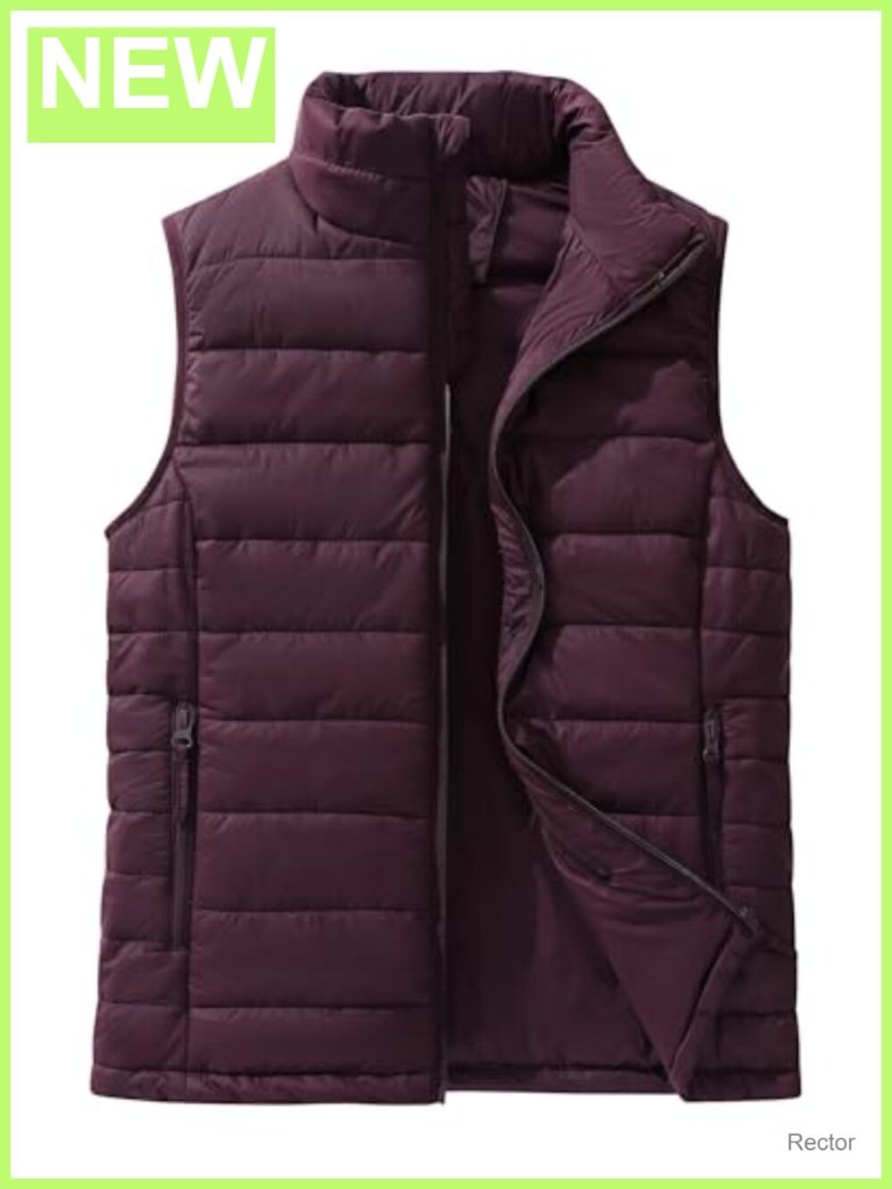 Women's Quilted Puffer Vest Lightweight Packable Nylon Outerwear